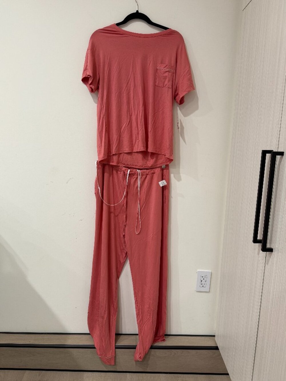 State of Day Women's 2-Pc. Fluid Knit Pajamas Set NWT